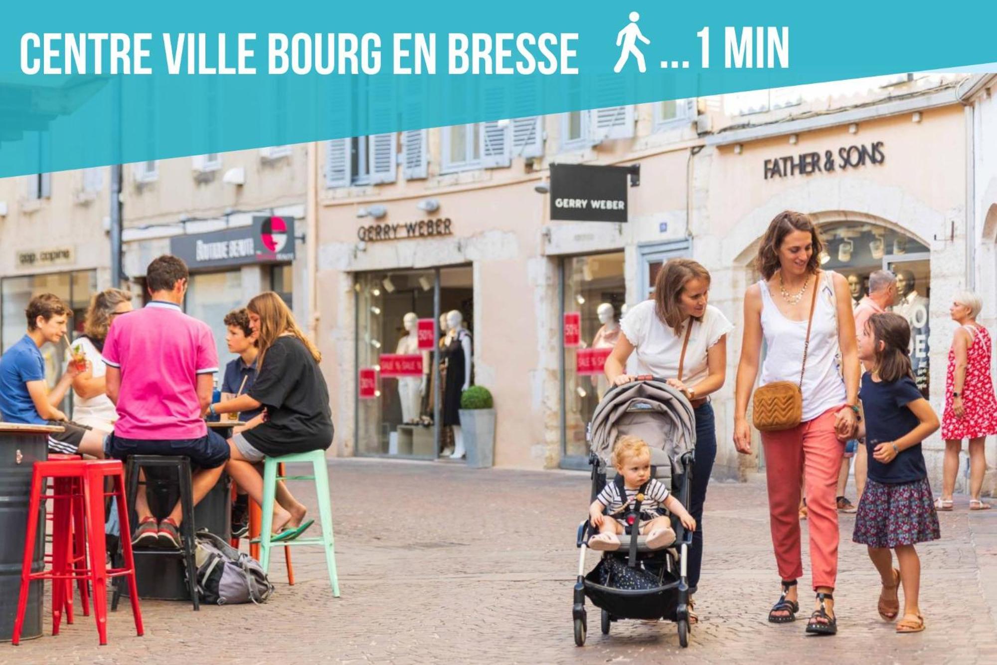 L'Escale - Topdestination-Bourg - Centre Ville - Classe 3 Etoiles Bagian luar foto